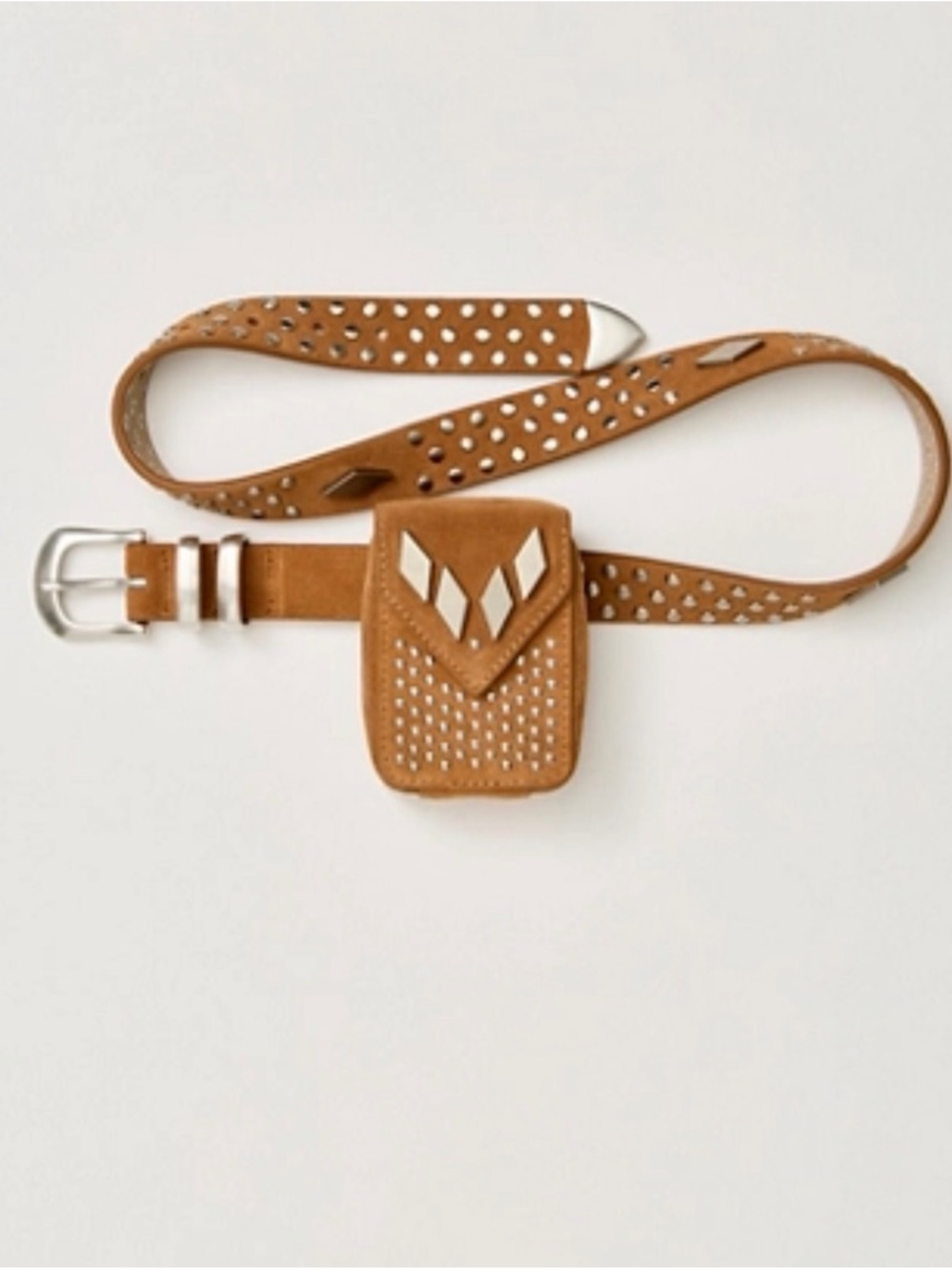 Free People Texas Rose Pocket Belt 🔥 By Understated Leather. Size L - Picture 2 of 5